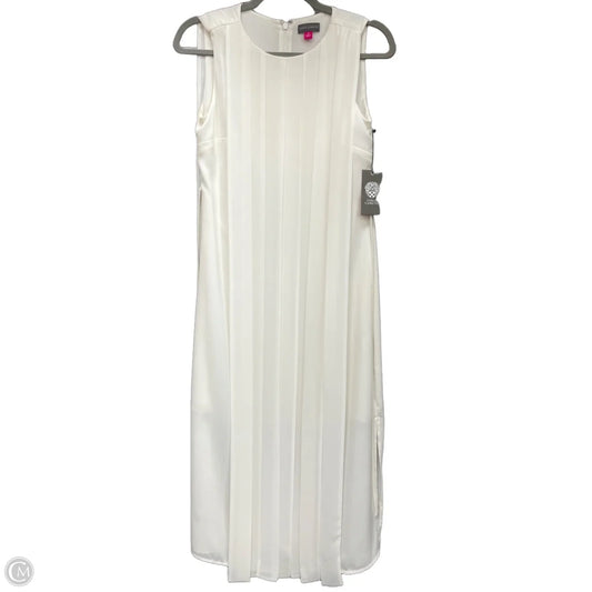 Dress Casual Midi By Vince Camuto In Cream, Size: 0