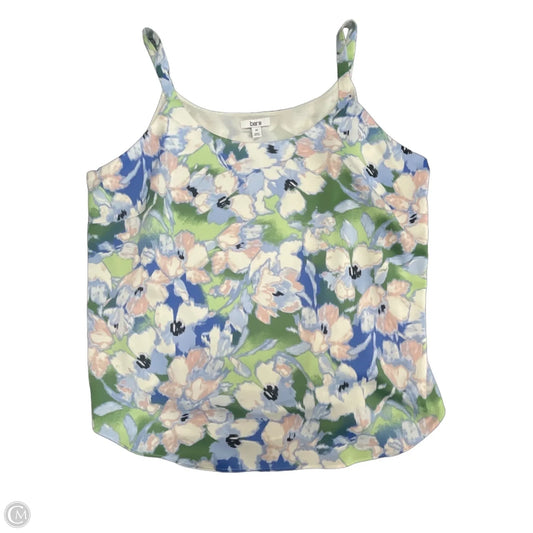 Top Sleeveless By Bar Iii In Floral Print, Size: 2x