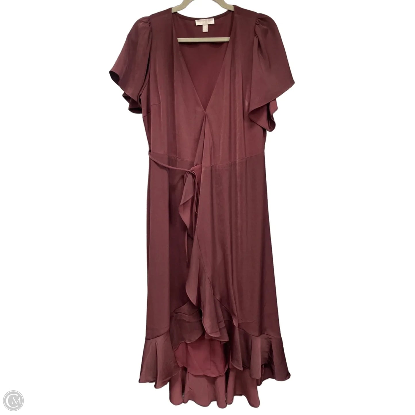 Dress Casual Midi By Chelsea 28 In Purple & Red, Size: M