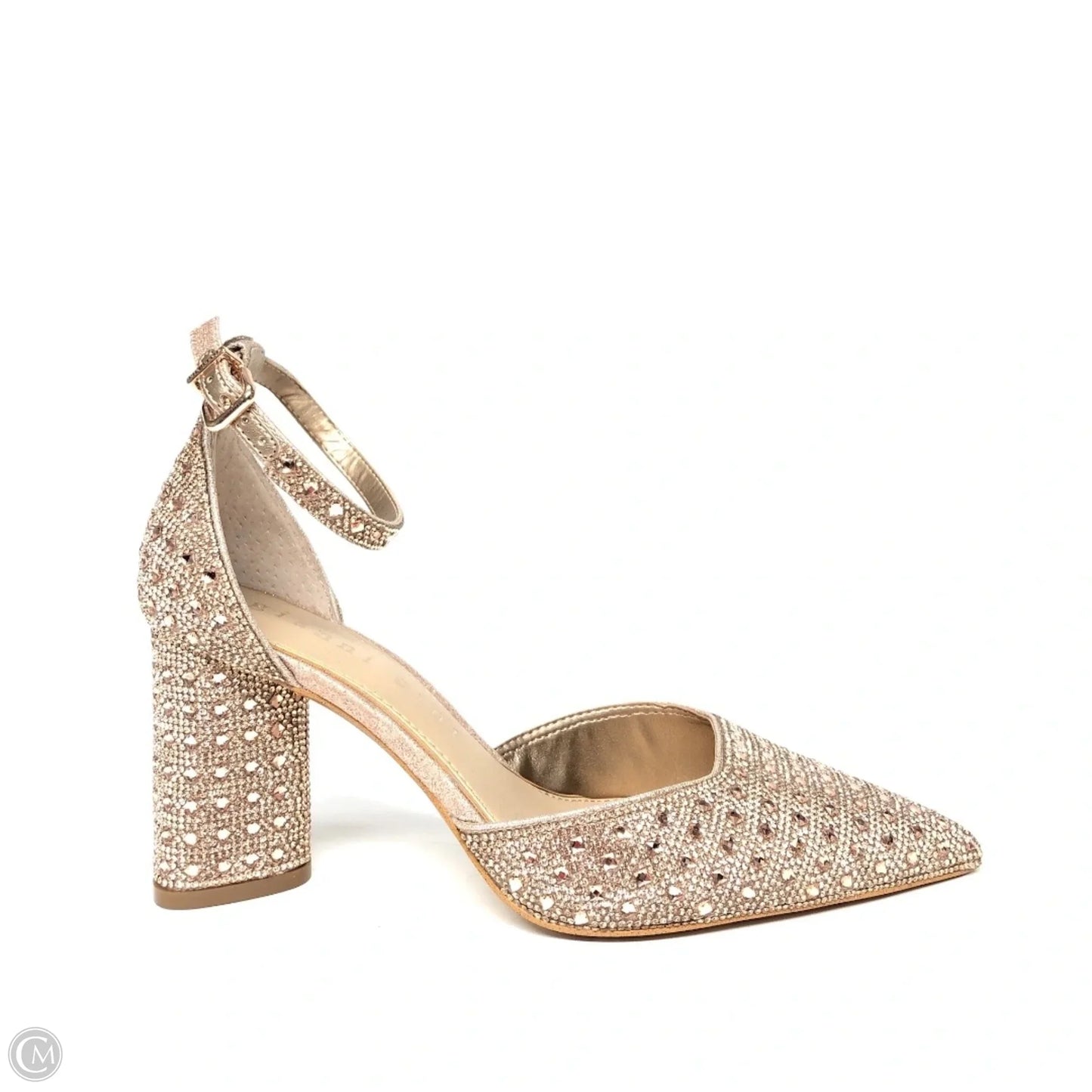 Shoes Heels Block By Gianni Bini In Rose Gold, Size: 7.5