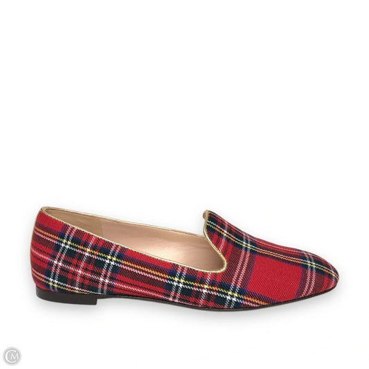 Shoes Flats By J. Crew In Plaid Pattern, Size: 6