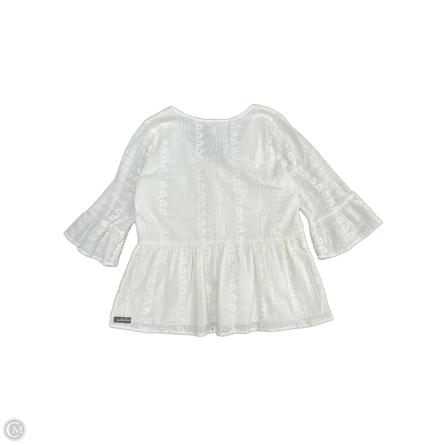 Tunic Long Sleeve By Matilda Jane In Ivory, Size: S