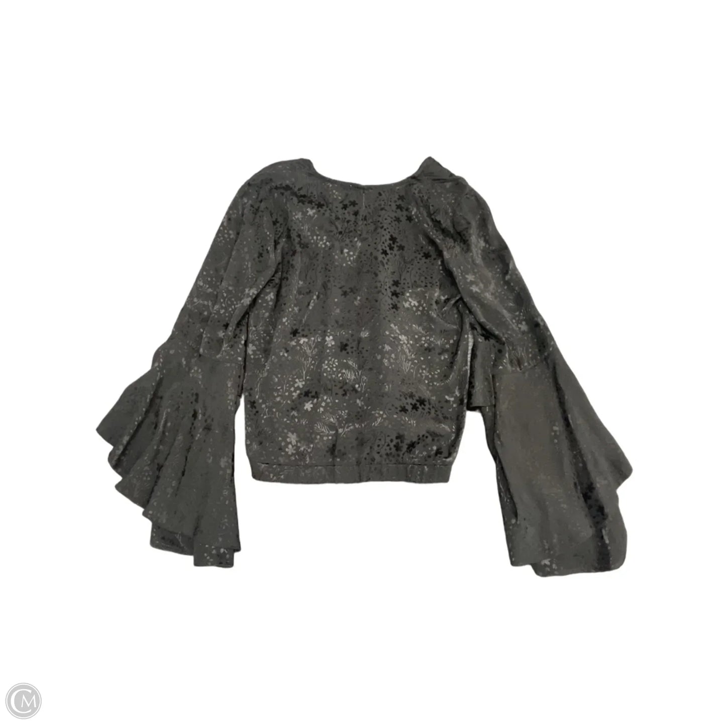 Blouse Long Sleeve By Willow & Clay In Black, Size: S