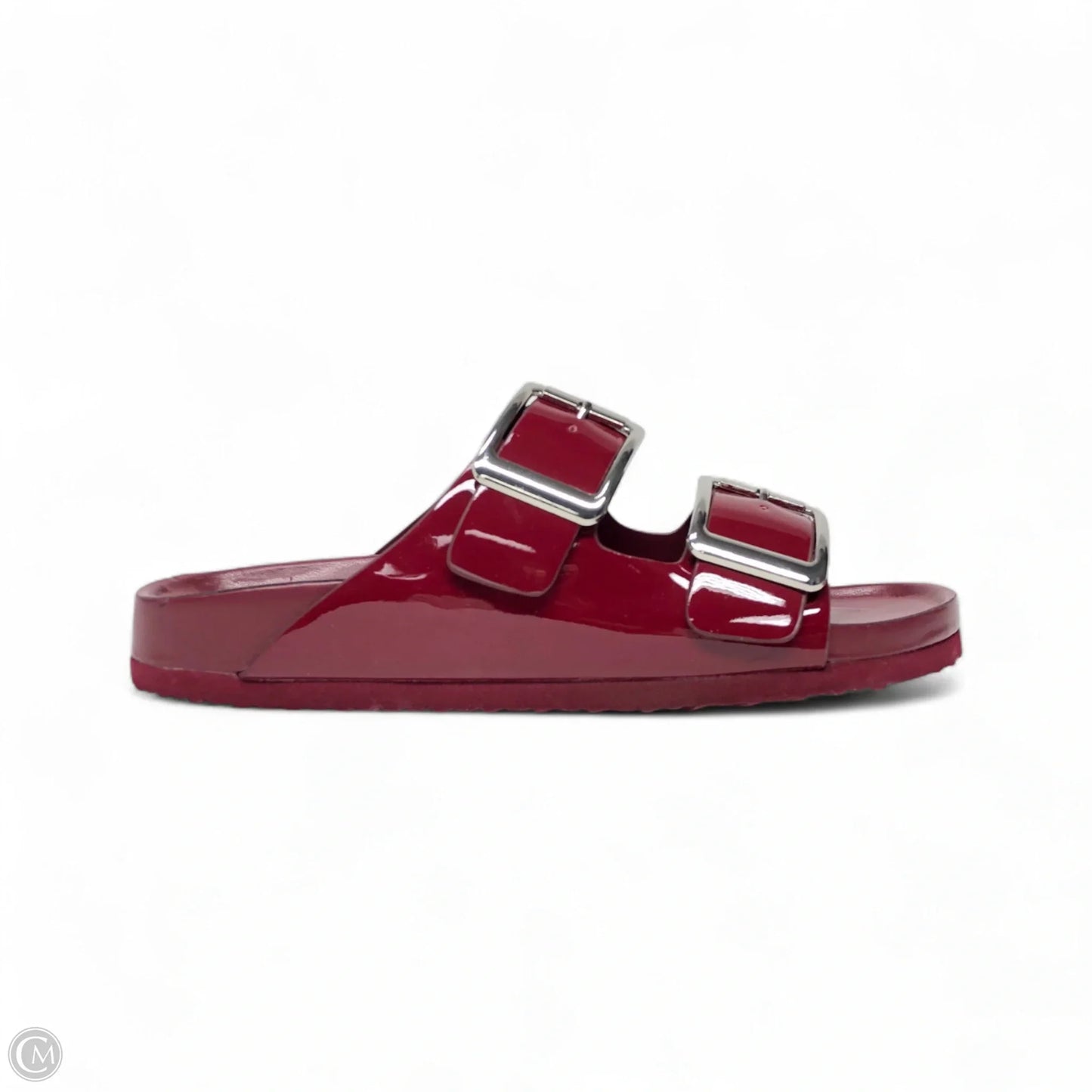 Sandals Flats By Madden Girl In Maroon, Size: 6.5