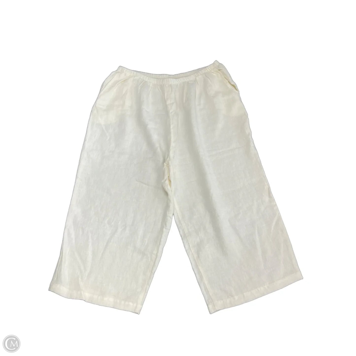 Pants Linen By Flax In Beige, Size: 3x