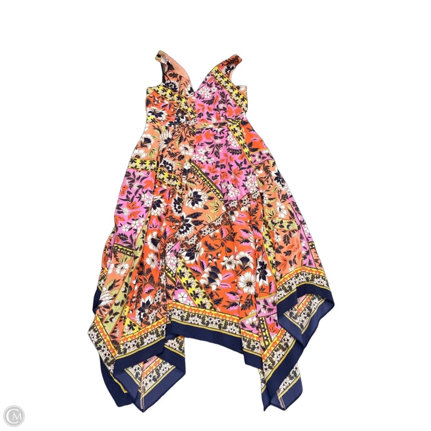 Dress Casual Midi By Vince Camuto In Floral Print, Size: 10