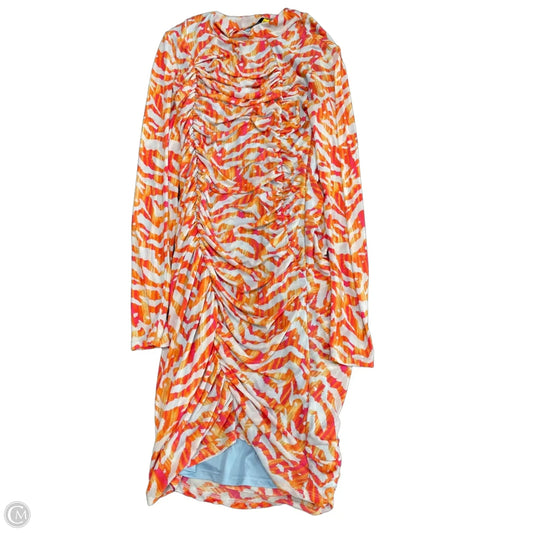 Dress Casual Short By Circus By Sam Edelman In Blue & Orange, Size: M