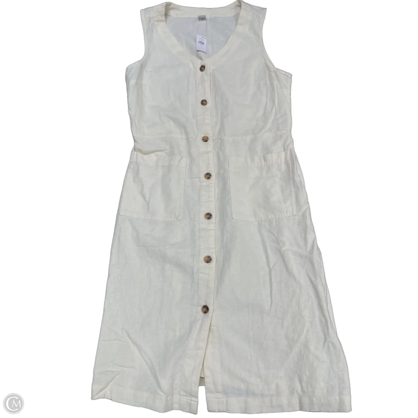 Dress Casual Short By Old Navy In Beige, Size: M