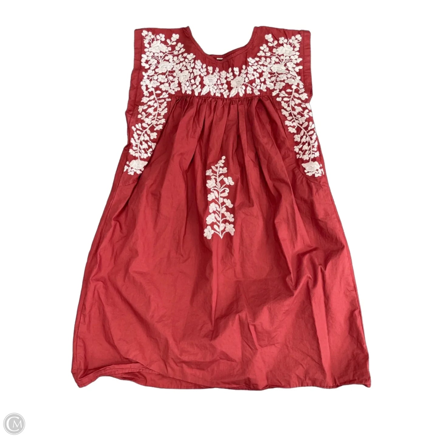 Dress Casual Short By Cme In Maroon, Size: Xs
