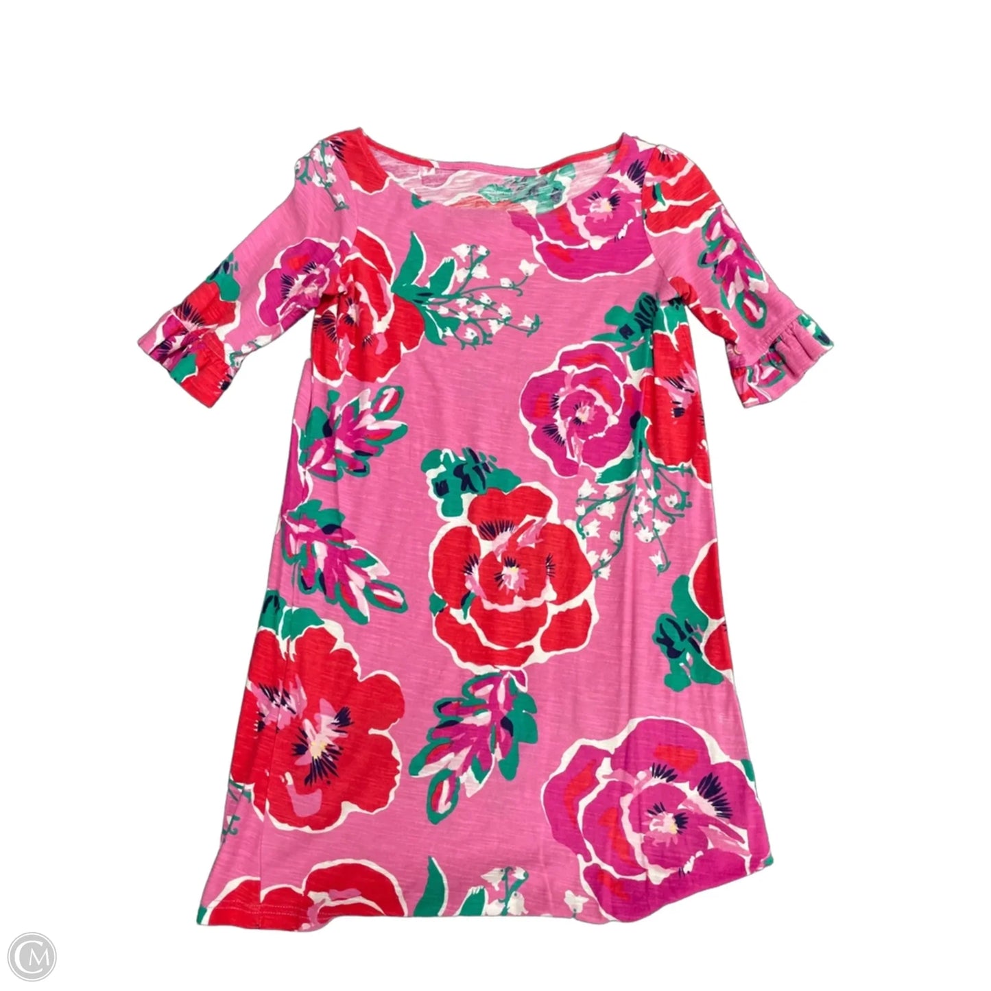 Dress Casual Short By Lilly Pulitzer In Green & Pink, Size: Xs