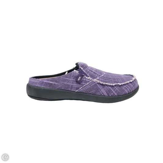 Shoes Flats By Clothes Mentor In Purple, Size: 7