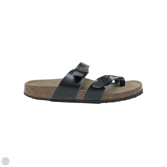 Sandals Flats By Madden Girl In Black, Size: 7