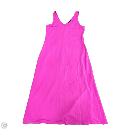 Dress Casual Midi By Karen Kane In Pink, Size: L