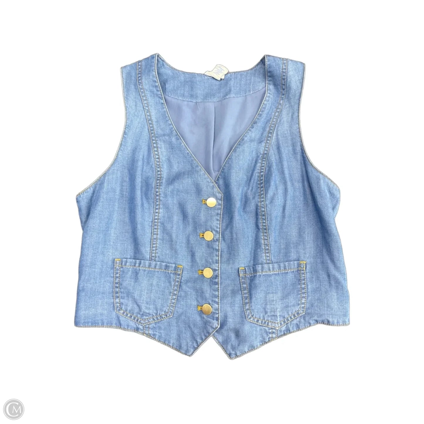 Vest Other By Sigrid Olsen In Blue, Size: M