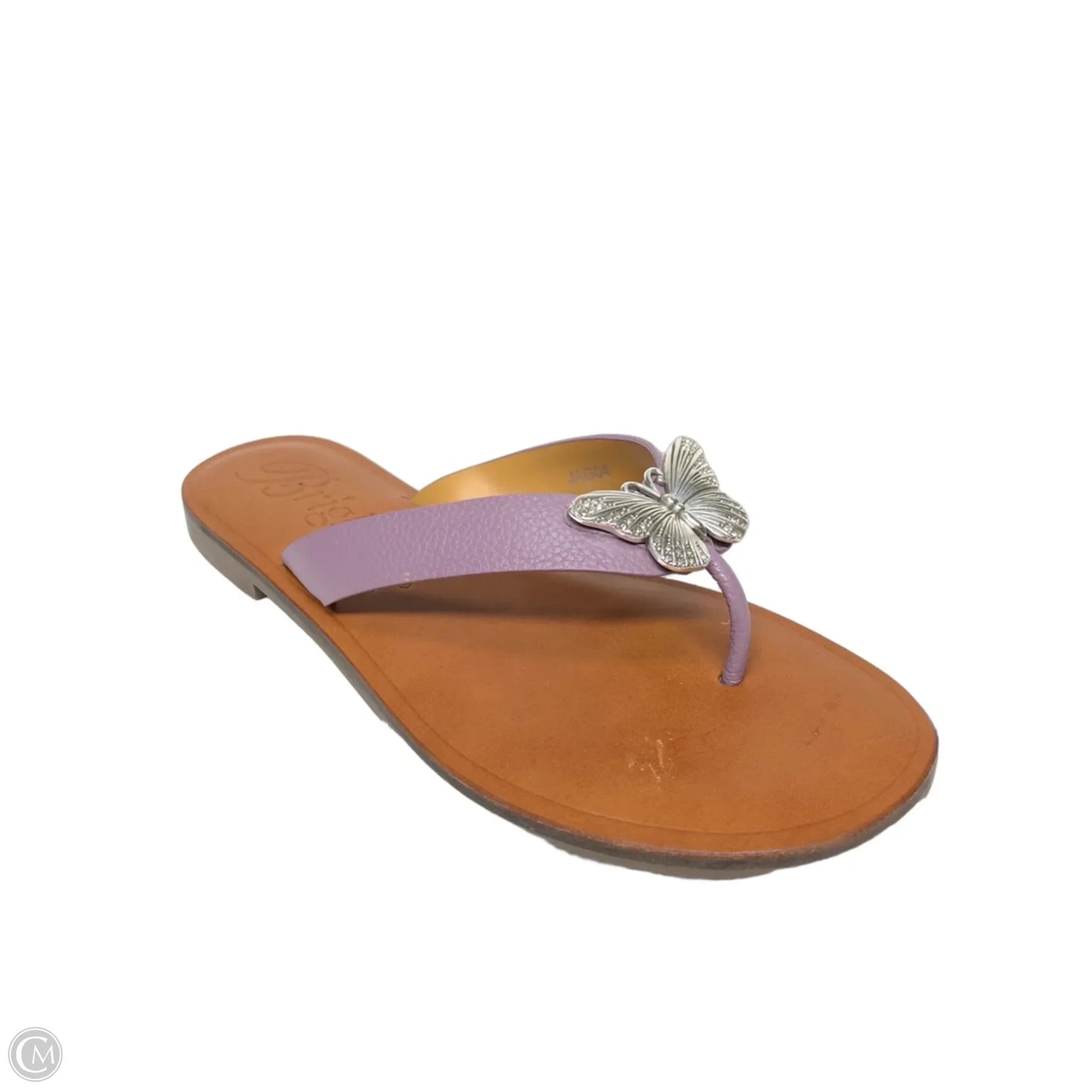 Sandals Flats By Brighton In Purple, Size: 7.5
