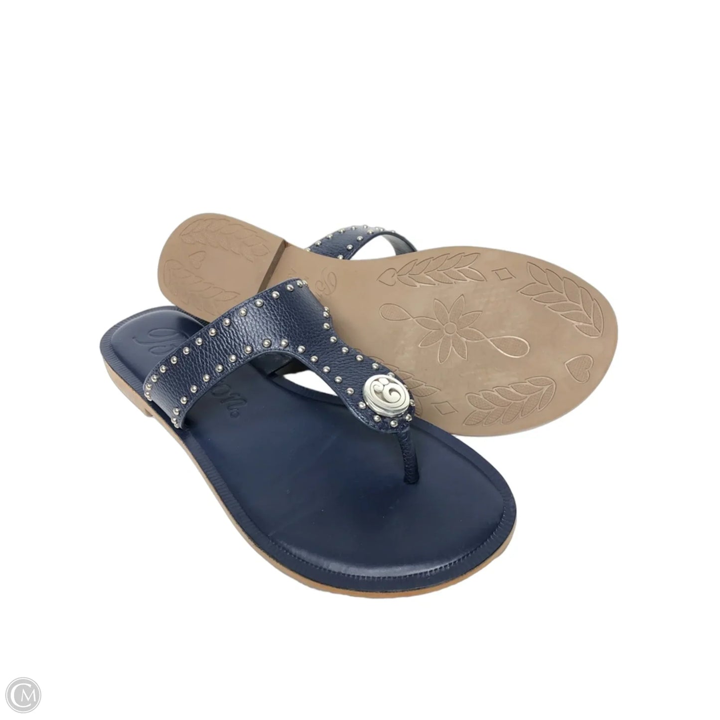 Sandals Flats By Brighton In Navy, Size: 7.5