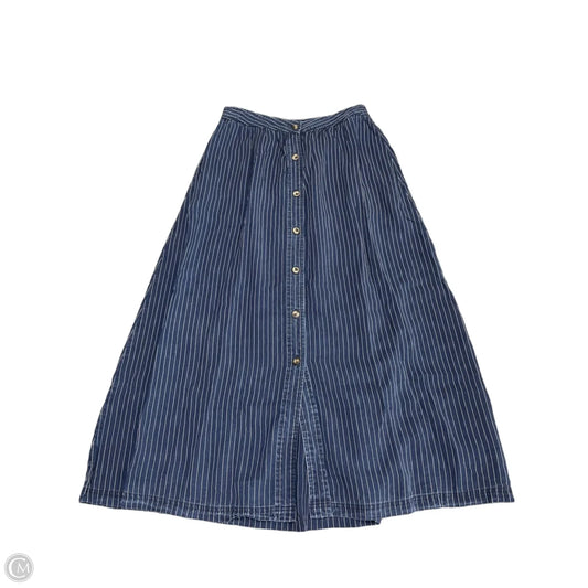Skirt Midi By Not Your Daughters Jeans In Blue, Size: 8