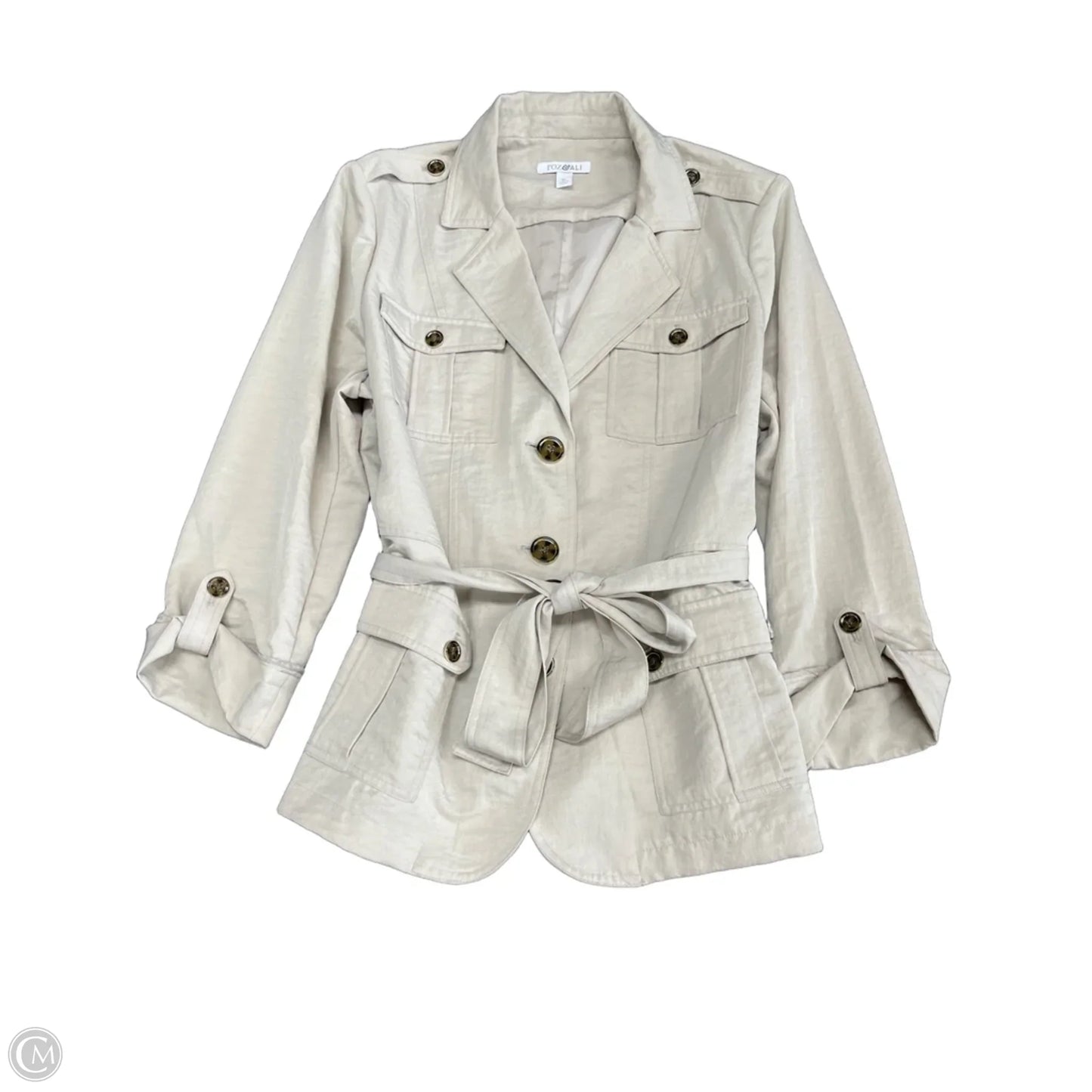 Jacket Other By Roz And Ali In Beige, Size: Xl