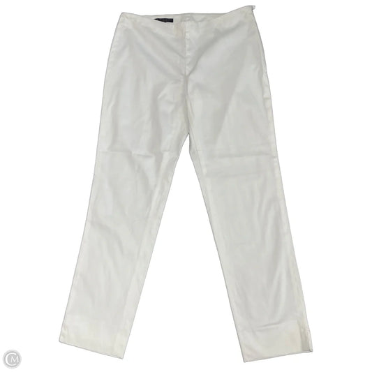 Pants Dress By Brooks Brothers In White, Size: 8