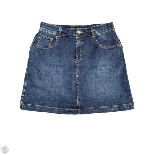 Skort By Faded Glory In Blue Denim, Size: 8