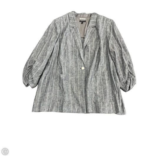 Blazer By Lane Bryant In Grey, Size: 26