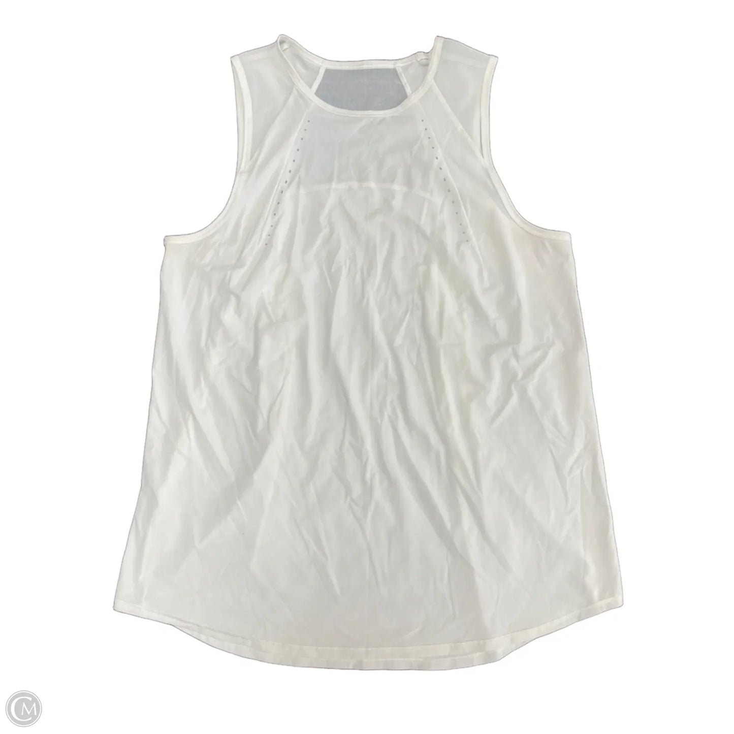 Athletic Tank Top By Lululemon In White, Size: M