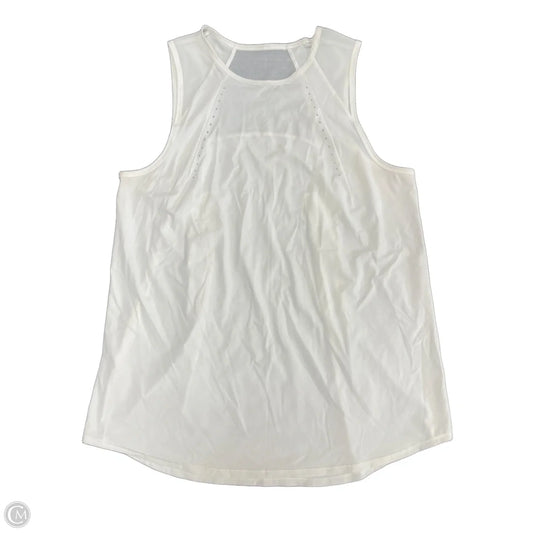 Athletic Tank Top By Lululemon In White, Size: M
