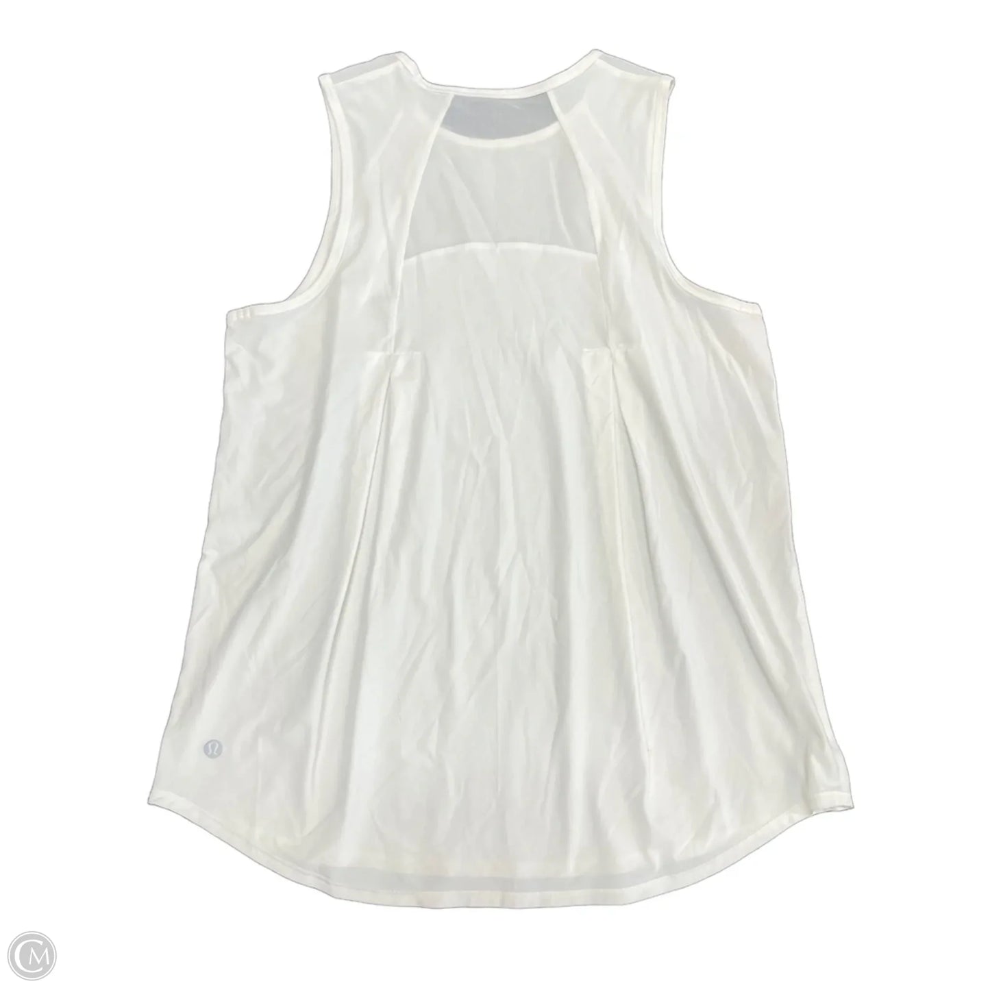 Athletic Tank Top By Lululemon In White, Size: M