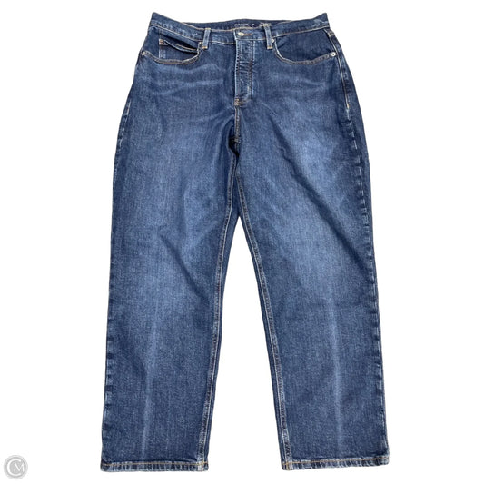 Jeans Straight By Old Navy In Blue Denim, Size: 14