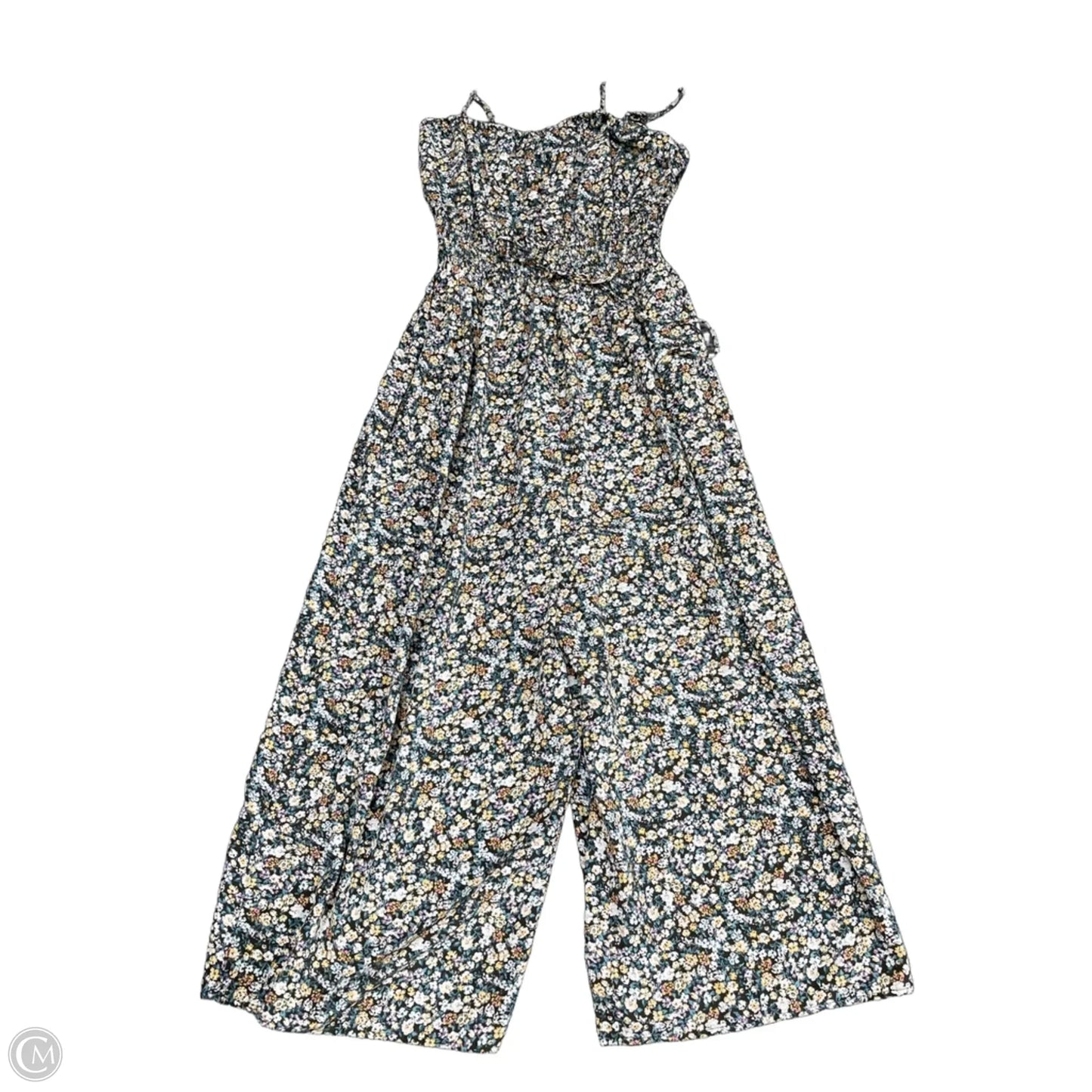 Jumpsuit By Cme In Floral Print, Size: M