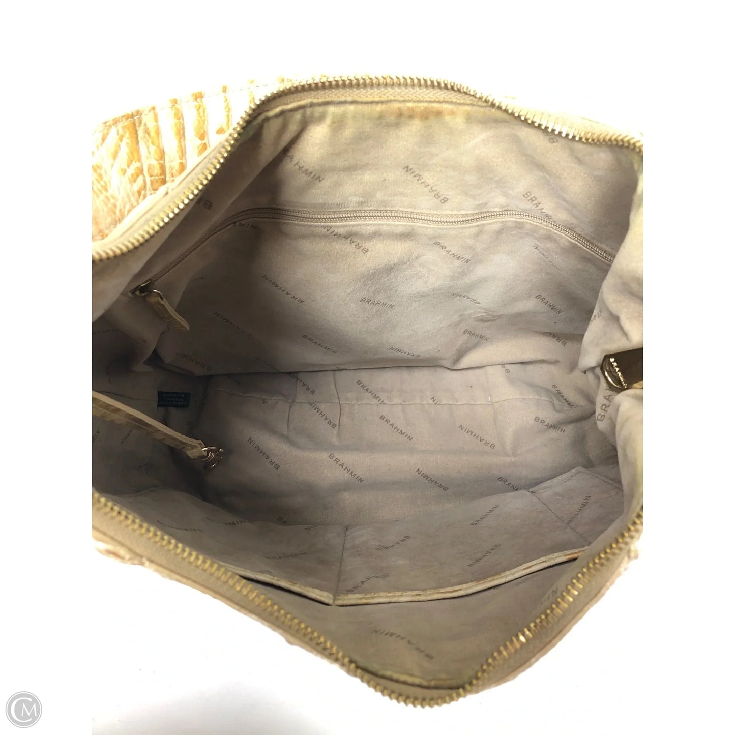 Handbag Designer By Brahmin, Size: Large