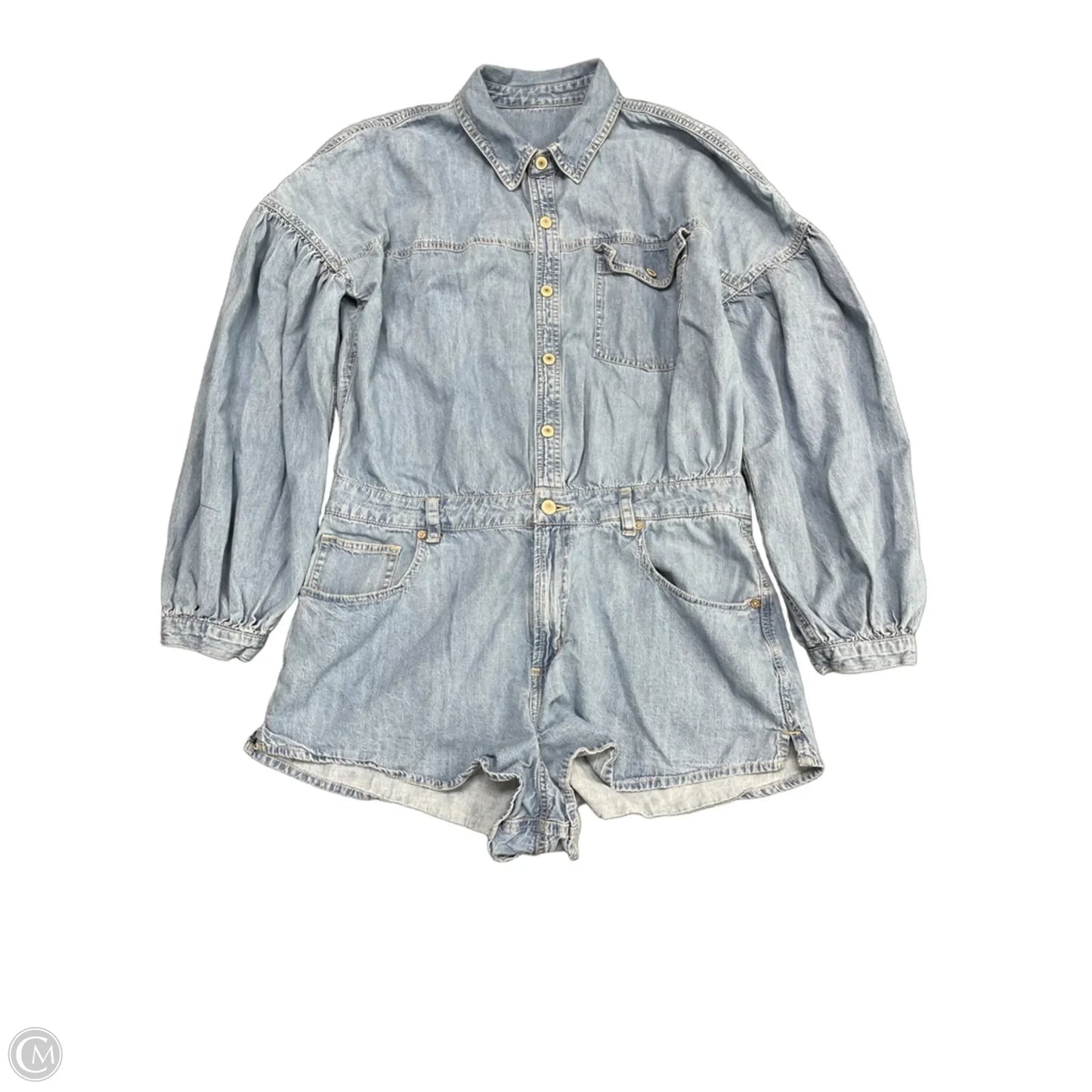 Romper By We The Free In Blue Denim, Size: L