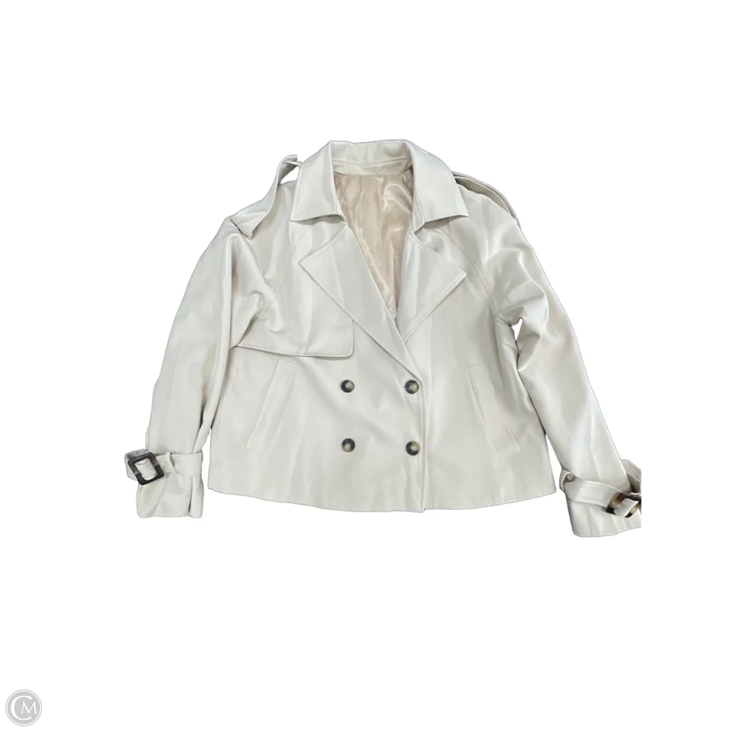 Jacket Other By Clothes Mentor In Beige, Size: L