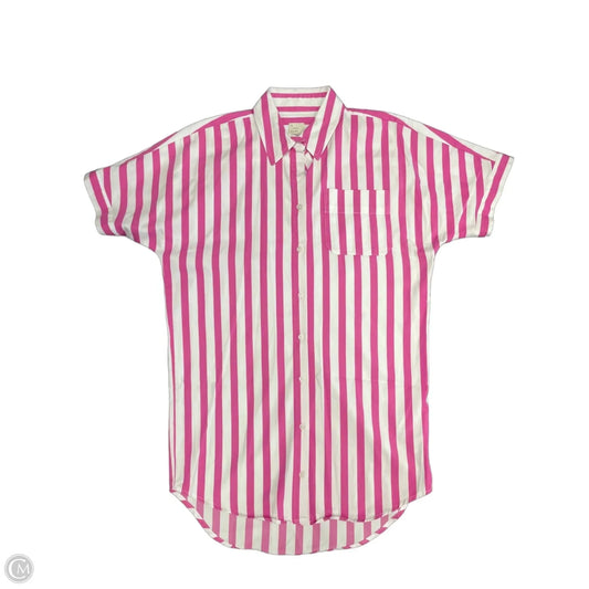 Dress Casual Short By A New Day In Pink & White, Size: Xs