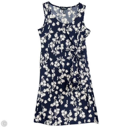Dress Casual Midi By Ellen Tracy In Navy, Size: M
