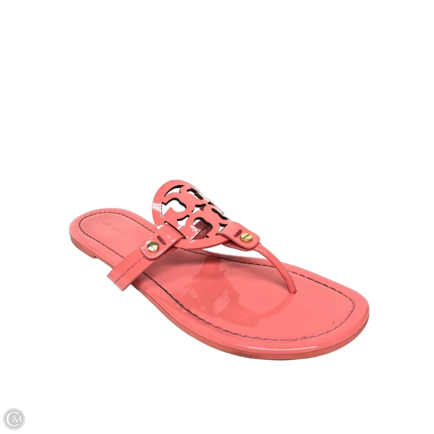 Sandals Designer By Tory Burch In Coral, Size: 8.5