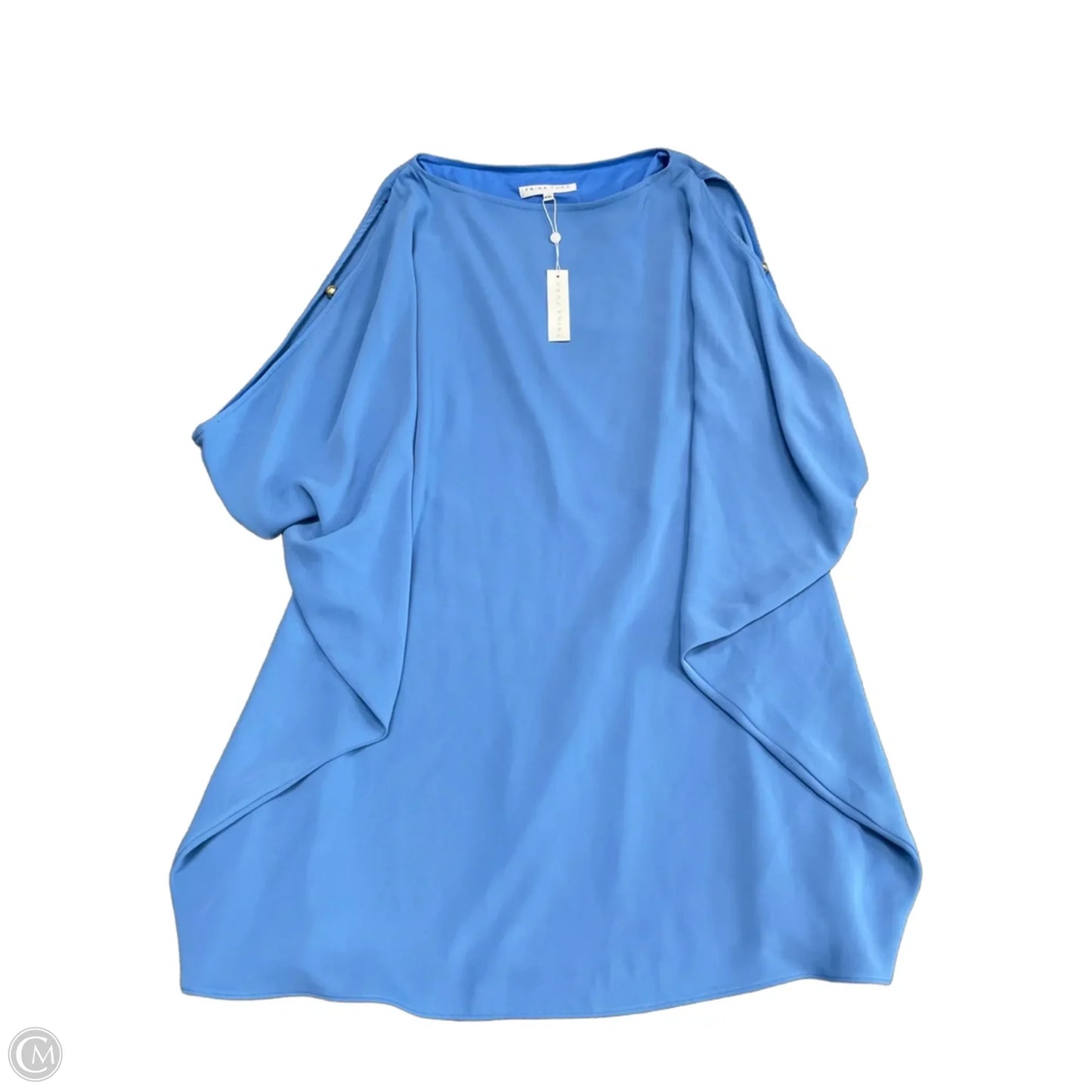 Dress Casual Short By Trina Turk In Blue, Size: Xxl