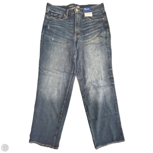 Jeans Straight By Old Navy In Blue Denim, Size: 12