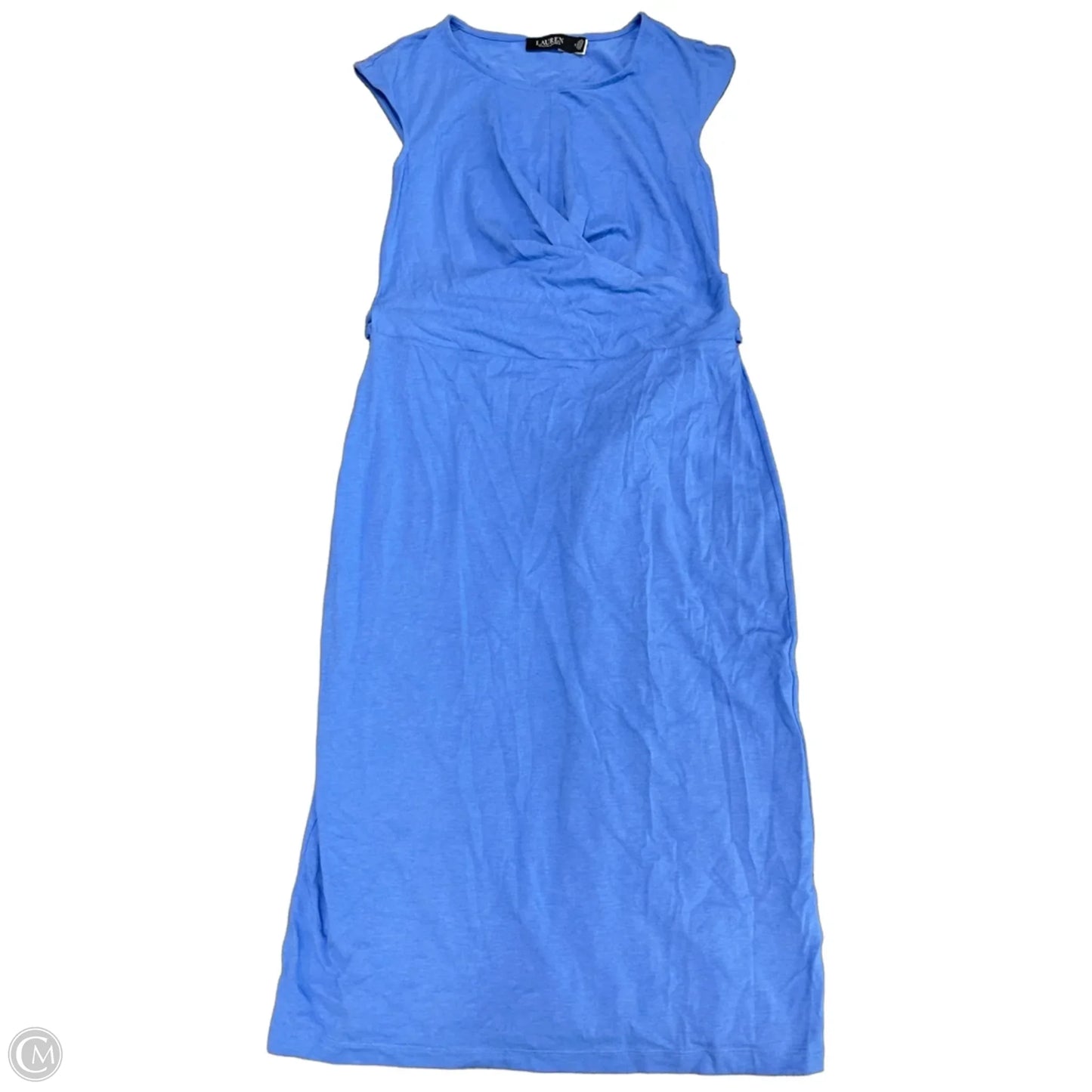 Dress Casual Midi By Lauren By Ralph Lauren In Blue, Size: 6