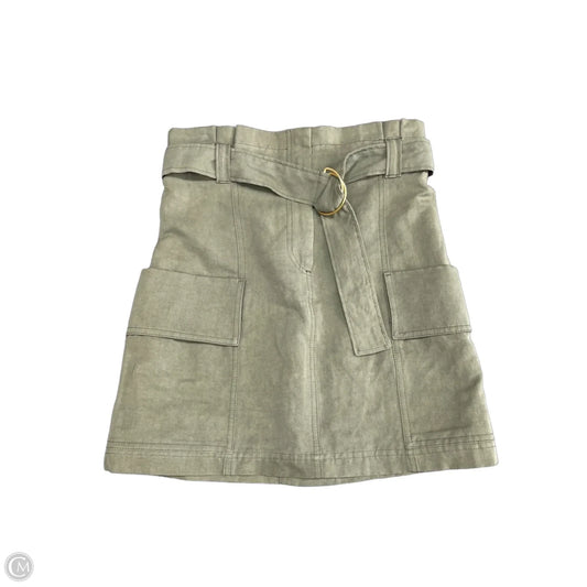 Skirt Mini & Short By Alc In Green, Size: 4