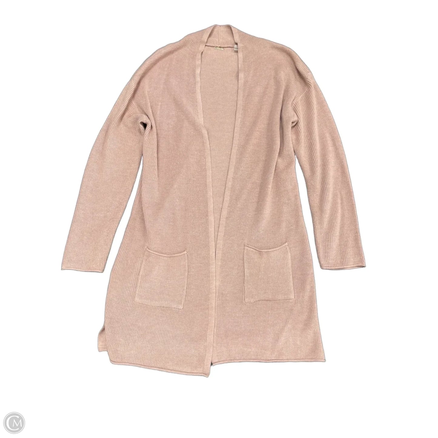Sweater Cardigan By Tahari In Pink, Size: S