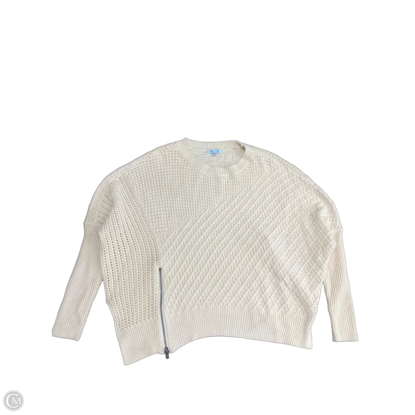 Sweater By She + Sky In Cream, Size: L
