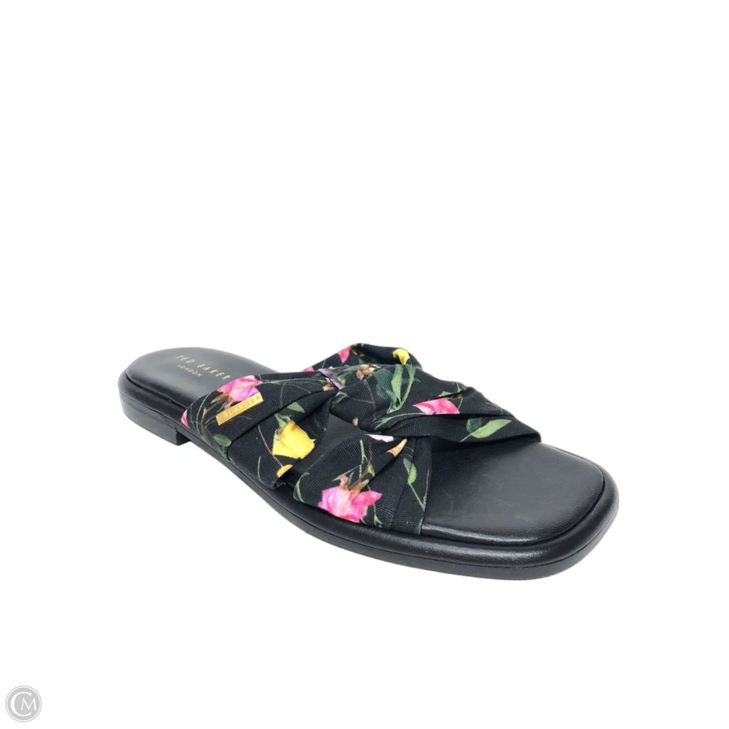 Sandals Flats By Ted Baker In Floral Print, Size: 7