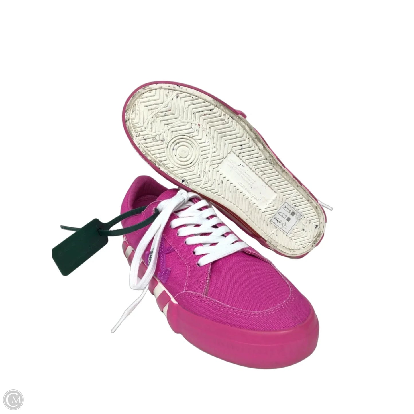 Shoes Luxury Designer By Off-white In Pink, Size: 7.5