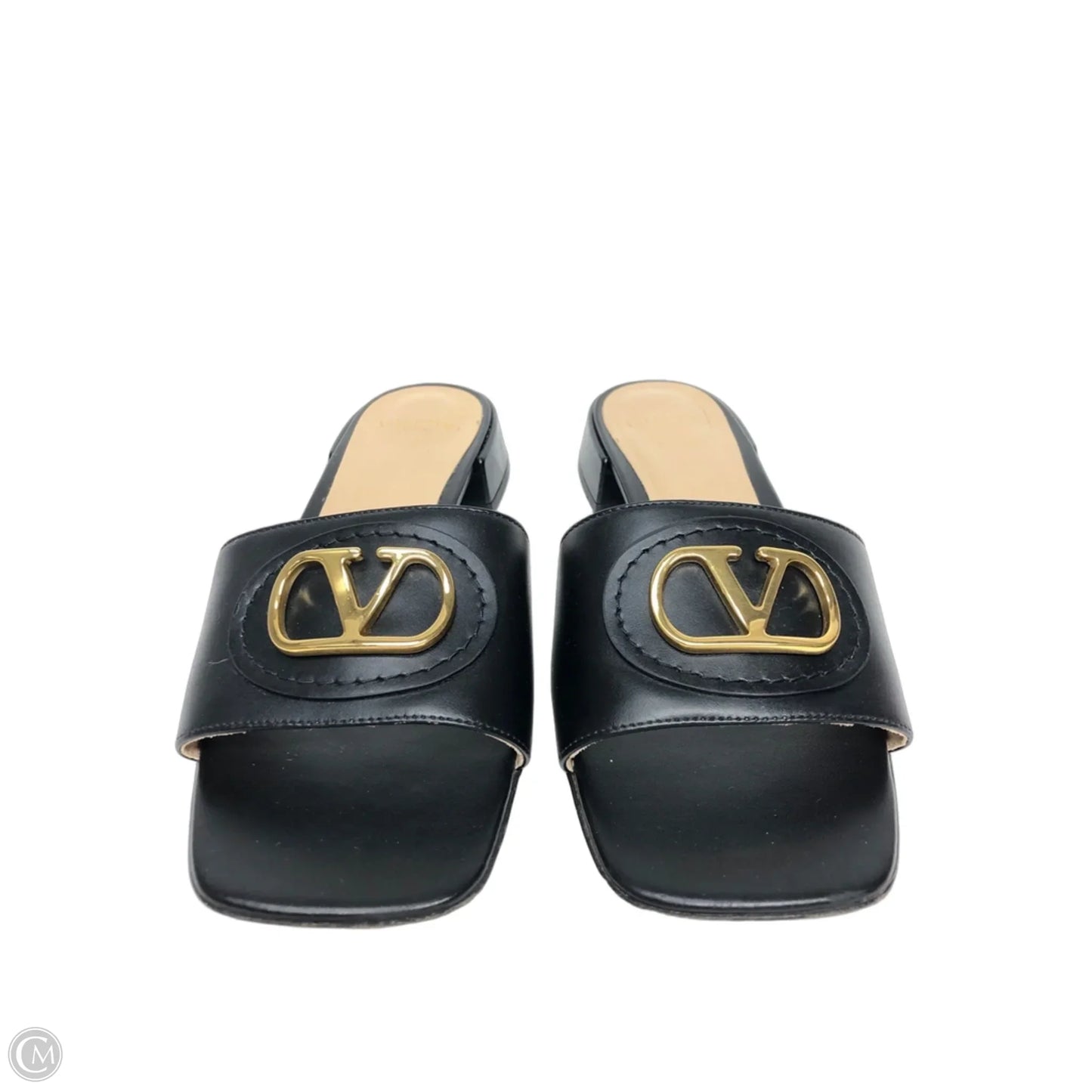 Sandals Luxury Designer By Valentino-garavani In Black, Size: 5
