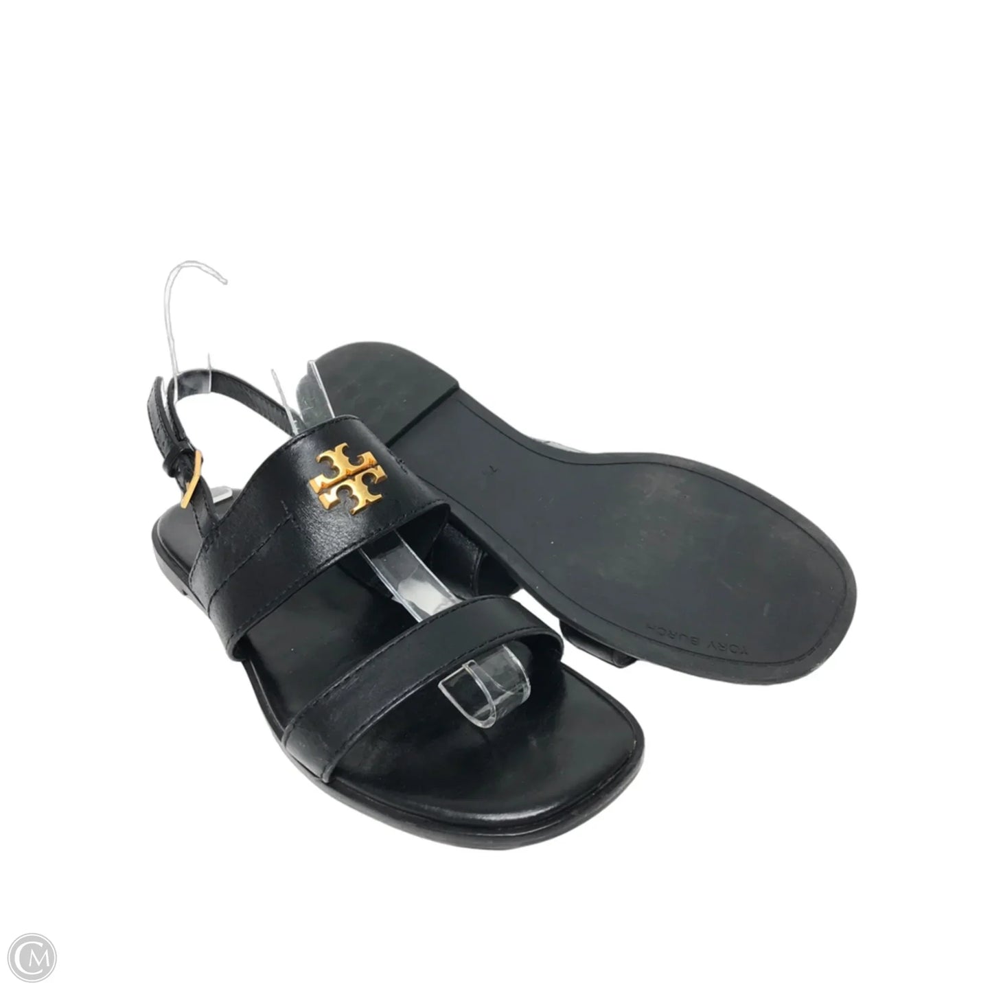 Sandals Designer By Tory Burch In Black, Size: 7.5
