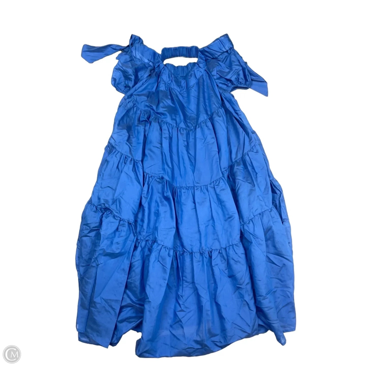 Dress Casual Midi By Anthropologie In Blue, Size: Xs