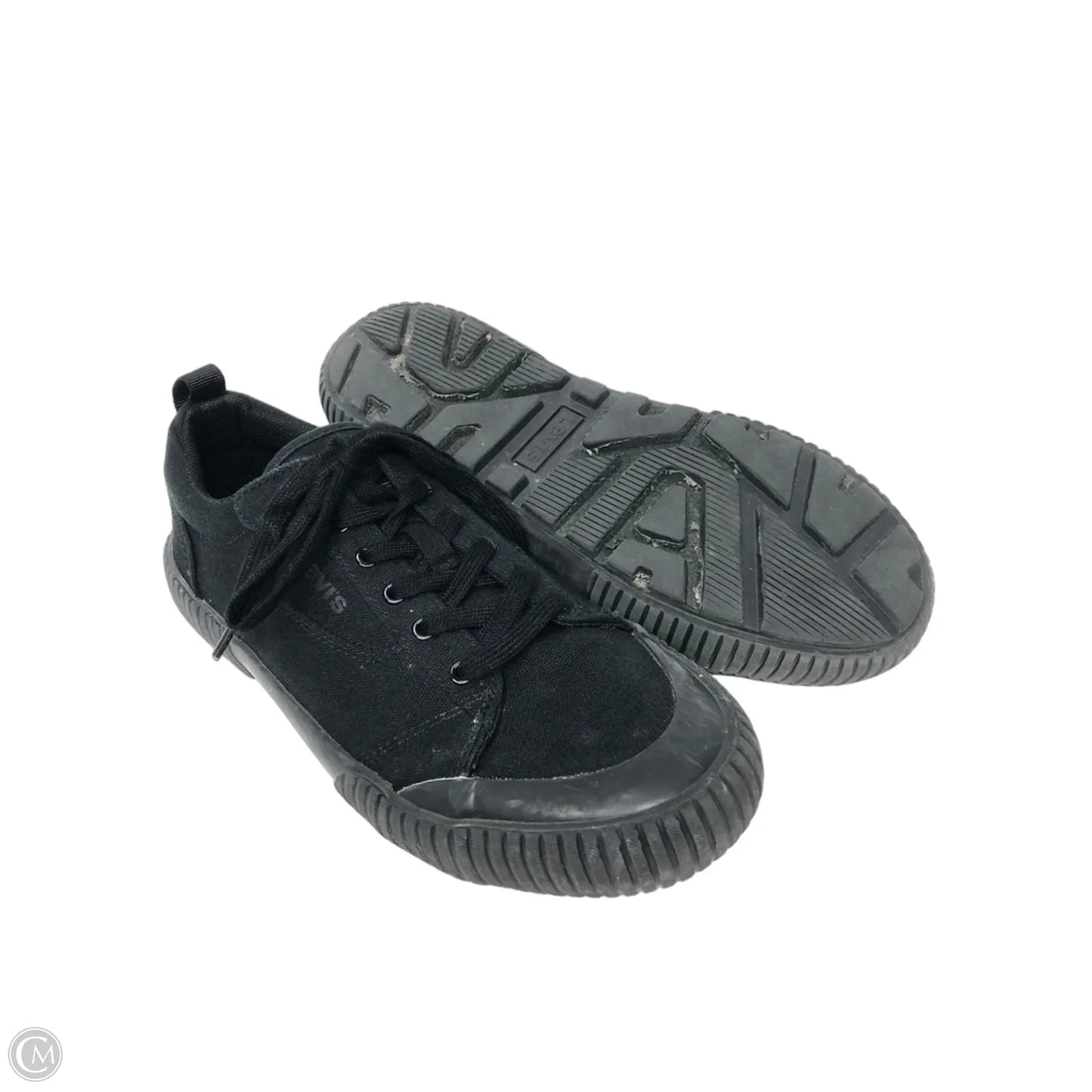 Shoes Sneakers By Levis In Black, Size: 8