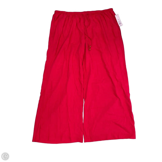 Pants Wide Leg By Wild Fable In Red, Size: Xxl