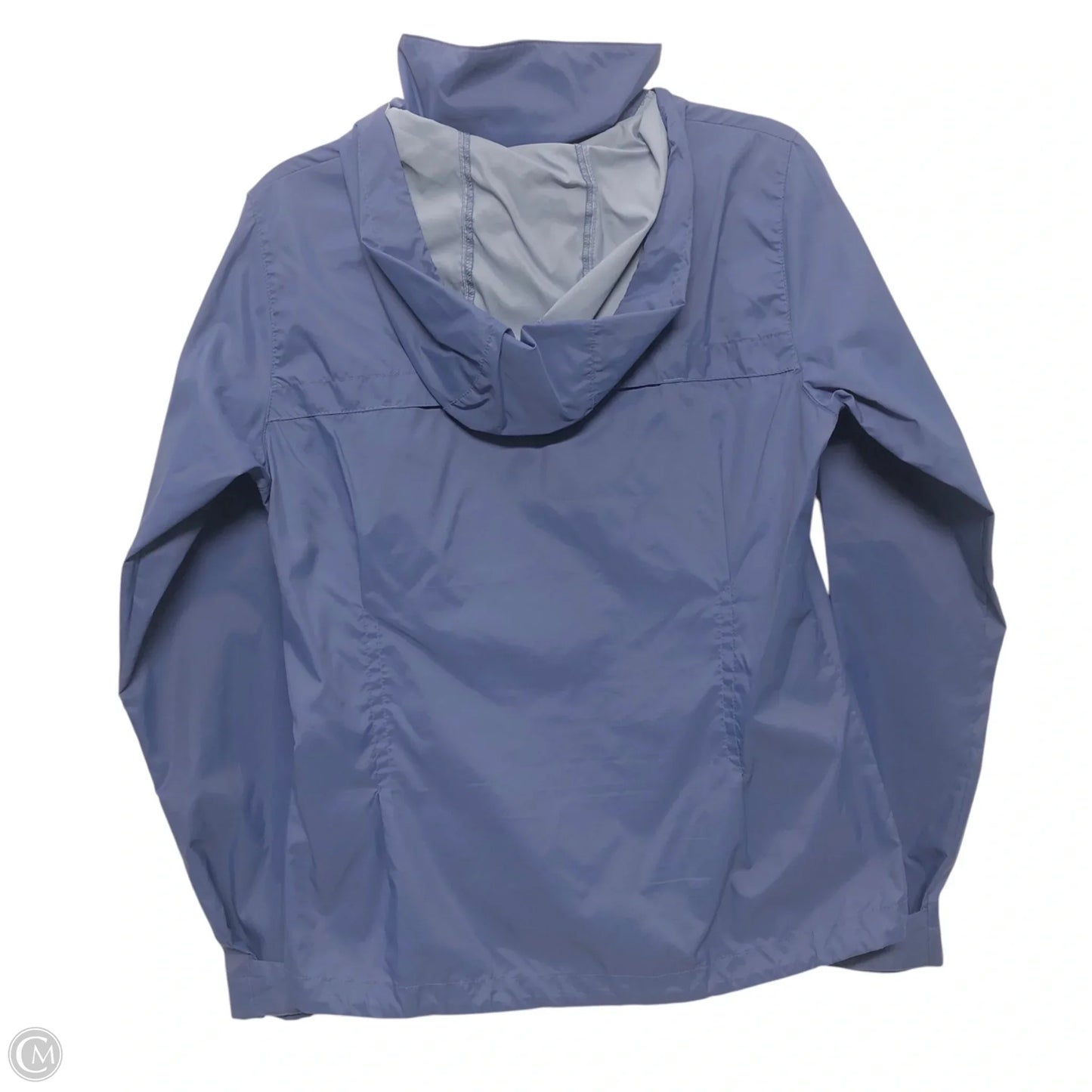 Jacket Windbreaker By Columbia In Blue, Size: M